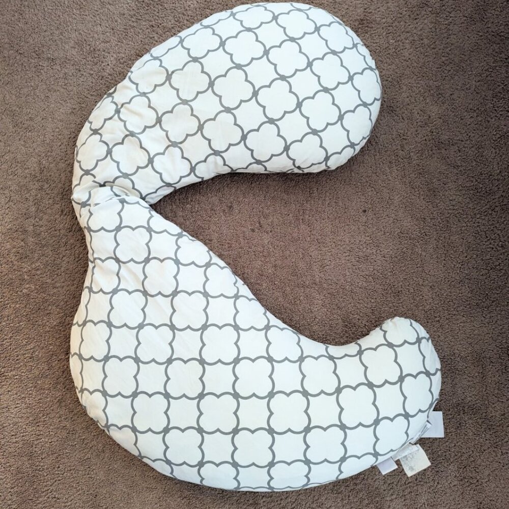 Boppy Pregnancy Pillow Neutral Colored Body Lounge Pillow